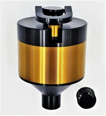 Metal Funnel Grinder Spice Hand Mill 2.12  Dia Black Gold Color Deering Limited • $22.99