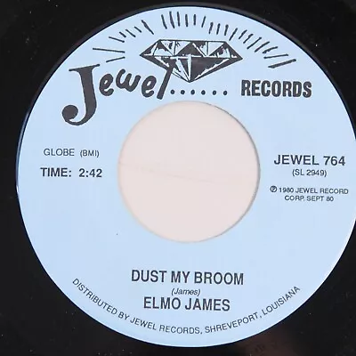 Elmo James 7  45 Rpm Dust My Broom & Gotta Find My Baby Jewel Record Blues  • $28.95