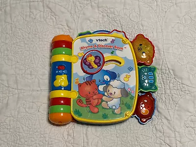 $8.99 • Buy VTech Rhyme And Discover Baby Toddler Toy Musical Interactive Learning Book
