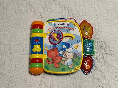 VTech Rhyme And Discover Baby Toddler Toy Musical Interactive Learning Book • $8.99