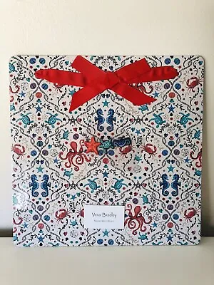 Vera Bradley Magnet Memo Board W/ 3 Magnets In SEA LIFE Ocean Turtles Seahorses  • $24.99