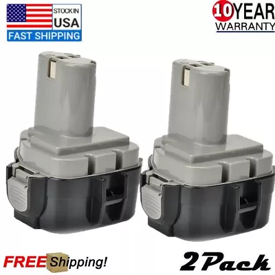 2Pack PA12 4.8Ah 12V Ni-Mh Battery For Makita 1200 1220 1201 1222 1233 1234 1235 • $25.89