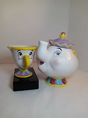 Disney  Mrs. Potts & Chip Teapot Bank Set • $38