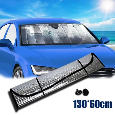 Car Front Window Sun Visor Shade Cover Car Windshield Sunshade Sun UV Protector • $8.35
