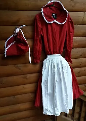 Von Lancelot Pioneer Settler Prop Costume Little House Prairie Halloween Dress  • $69.95