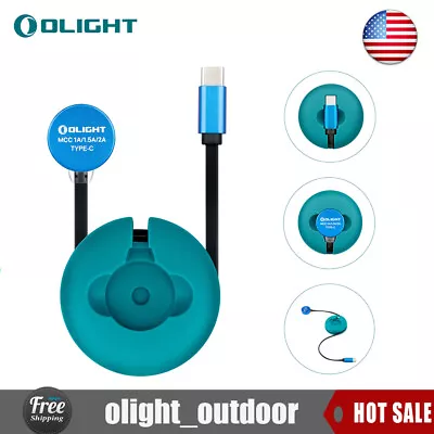 OLIGHT MCC3-C Reel Charging Cable Organizer MCC Charging USB-C  EDC Protect US • $10.46