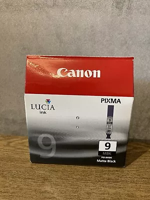 Genuine Canon Pro 9500 PGI-9MBK Matte Black Lucia Ink • £7.99