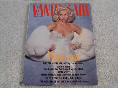 Vanity Fair Magazine April 1991 Madonna • $10.46