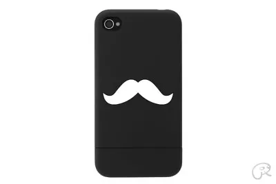 (2x) Mustache Sticker Die Cut Decal For Cell Phone Mobile #2 • $4.96