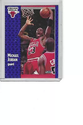 1991-92 Fleer Basketball # 29 Michael Jordan Chicago Bulls • $2.25