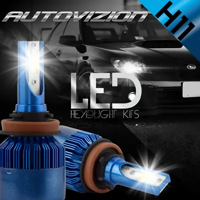 AUTOVIZION LED HID Headlight Conversion Kit H11 6000K For 2007-2016 Toyota Camry • $19.39