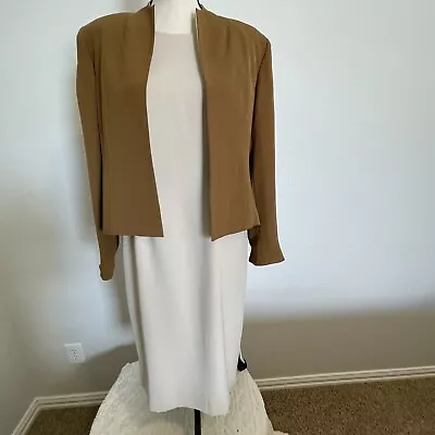 Mary Mcfadden Collection Size 8 Two-piece Dress Suit Jacket And Sleeveless Dress • $59.99