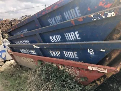 6 Yard WIREWHIP SKIP (used) (boat Skip) £200 Per Single Skip Collection Only  • £200