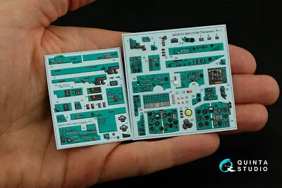 1/32 MiG-21UM 3D-Printed & Coloured Interior For Trumpeter Kits (small) • $48.38