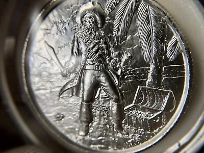 Elemetal The Captain 2 Oz Silver Ultra High Relief Round BU (Privateer #3) • $109