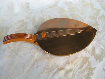 Beautiful Chase Copper Silent Butler With Butterscotch Bakelite Handle • $28