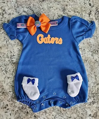 Florida Gators Newborn/baby Clothes Florida Gators Baby Gift Gators Baby Girl • $26.75