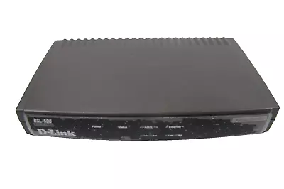 D-LINK DSL-500 DSL ADSL MODEM ROUTER Grey Black • $66.68