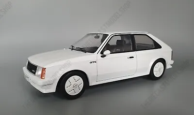 MCG 1:18 Scale Diecast Model Car - Opel Kadett D GTE (Vauxhall Astra Mk1) White • £72.95