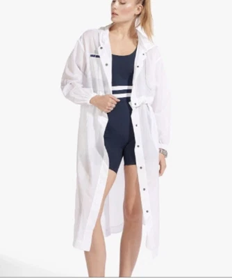$73.70 • Buy New Balance X Staud Colab Convertable Sz M Windbreaker Jacket White Oversize NEW