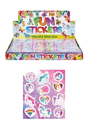 £1.89 • Buy Unicorn Vinyl Stickers Sheets For Kids Reward Personalised Unicorn Stickers Book