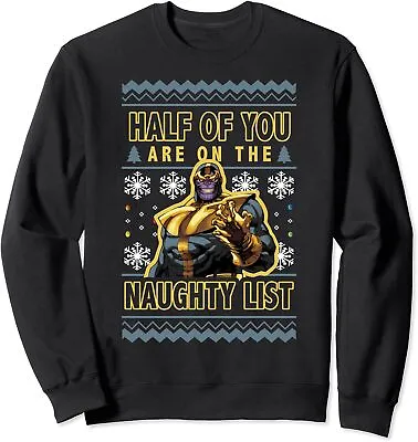 Marvel Christmas Thanos Ugly Sweater Sweatshirt Size S-5XL • $37.99