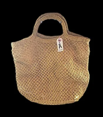 Macrame Natural Boho  Shopper Bag Tote • $15