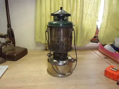 Antique Coleman Lantern Quick-lite Chrome Tank 2 Mantel Dated 9-2 Mica Shade • $52