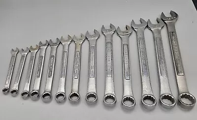 Craftsman Metric Combination Wrench Set Usa 13 PC. Molybdenum Japan & USA Vtg G3 • $45.44