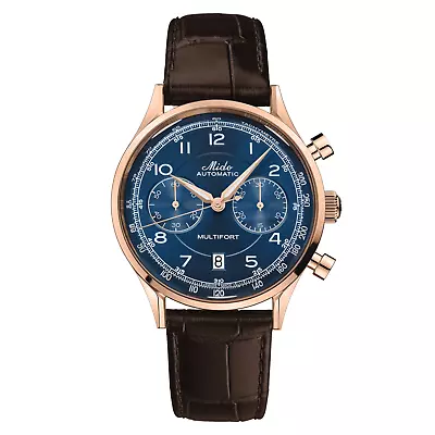 Mido Multifort Patrimony SWISS Automatic Chronograph Men's Watch M0404273604200 • $1599.95