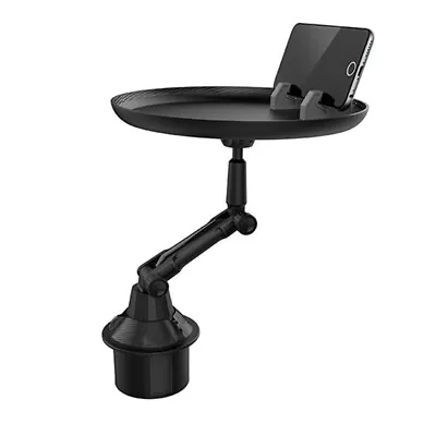 $23.30 • Buy Phone Holder Mount Car Food Table Tray For Cup Beverage Bottle With Swivel Arm