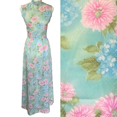 Vintage Maxi Dress Floral Boho Womens Spring Romantic Cottage Bridesmaid Prom • $45