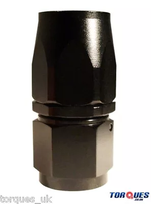 £5.49 • Buy AN-6 (AN6) STRAIGHT FastFlow Stealth Black Hose Fitting