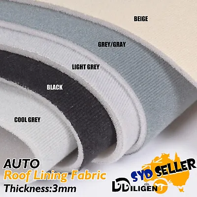 Enhance Car Interior Roof Hood Lining Headliner Materials Upholstery Fabric DIY • $263.98