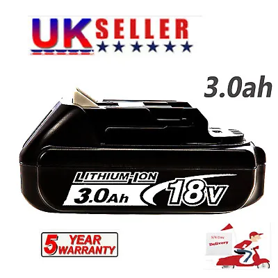 3.0Ah For Makita BL1830 18V 18Volt LXT Li‑Ion Cordless Battery 18V BL1850 BL1860 • £14.89