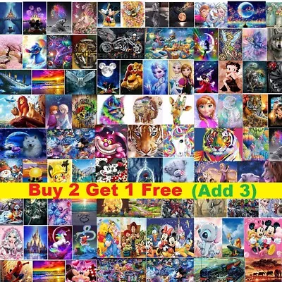 5D Full Drills Diamond Painting Embroidery Art Decor Cross Stitch Kits DIY Gifts • £6.98