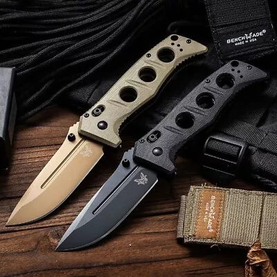 275SFE-2 D2 Blade G10 Handle Outdoor Tactical Pocket Folding Knife Edc • $43.90