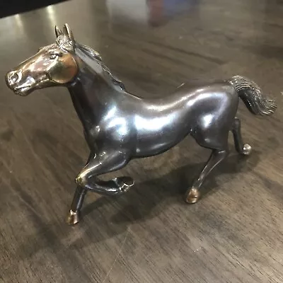 Vintage Thoroughbred Metal Horse Figurine  • $29.99