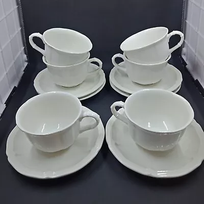 Depuis 1748 Villeroy & Boch MANOIR (6) Tea Coffee Cups & Saucers Set Luxembourg • $90