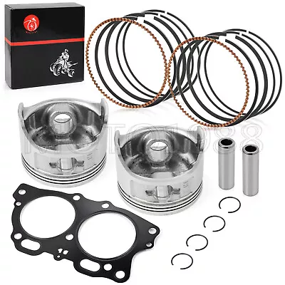 0.5mm Oversize Bore Piston Ring Kit For EZGO Golf Cart Robin 350cc EH35C 96-08 • $69.98