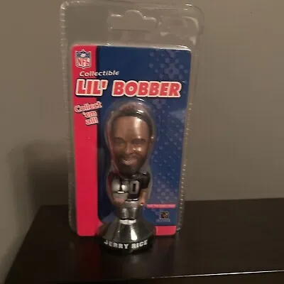 $25 • Buy Jerry Rice Oakland Raiders San Francisco 49ers Lil' Bobber NFL Mini Bobblehead