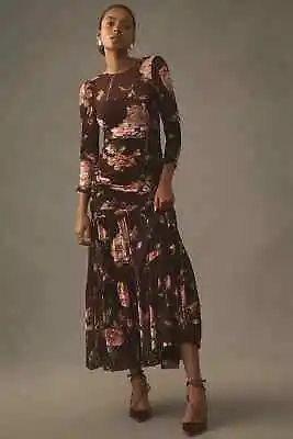 NWT Anthropologie Erin Fetherston Maxine Mesh Maxi Dress Size XL • $149.99