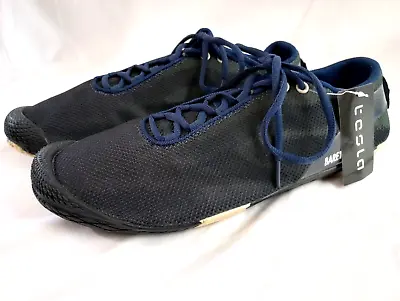 Tesla BareTrek BK30 Men's Minimalist Barefoot Trail Running Shoes Blue Size 11 • $22.99