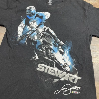 $29.95 • Buy Hanes Men’s James Stewart Motocross Black Jersey Shirt Size Small 