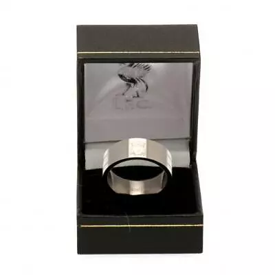 £25.99 • Buy Liverpool FC Stripe Ring Large Size X Stainless Steel Birthday Xmas Gift Box