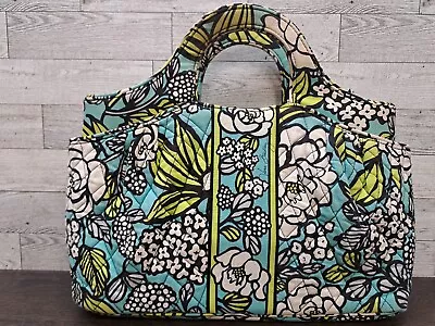 Vera Bradley Abby Tote In Retired Turquoise Island Blooms Pattern  • $14.94