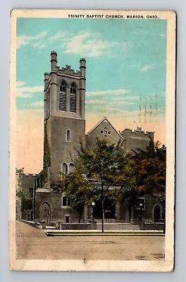 Marion OH-Ohio Trinity Baptist Church C1929 Vintage Souvenir Postcard • $7.99
