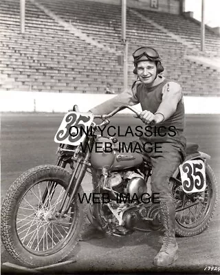 1951 Ama Racer #35 Bill Miller Harley Davidson Motorcycle 8x10 Photo Dirt Track • $13.99