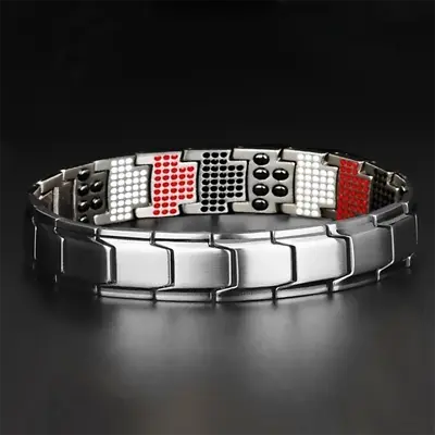 Men's Magnetic Bracelet Bloods Circulation Therapy Healthy Slimming Masculinity • $3.64