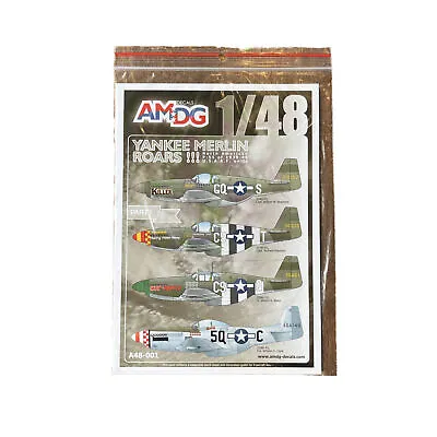 AMDG Decals A48-001 Yankee Merlin Roars Part I  - P-51 Mustangs • $20